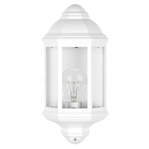 Aplique Exterior Aluminio Shaula 1xe27 Blanco Ip44 36,5x16,5x9,5 Cm - Blanco