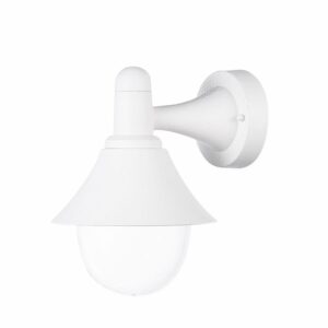 Aplique Exterior Mentol 1xe27 Blanco Ip44 Policarbonato   25x18,1x23,2 Cm - Blanco
