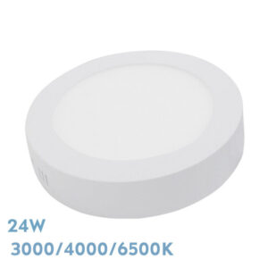 Downlight Superf.diorita 24w 3000k-4000k-6500k Blanco 2160lm 3,5x29x29 Cm - Blanco