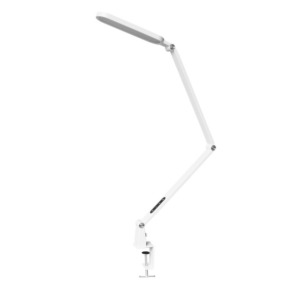 Flexo Conecta 13w 3000-4500-6000k Blanco 1100lm Pinza Int.regulable Tactil Memoria 75x55x40cm - Blanco