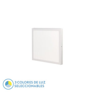 Panel Llano 36w 3000k-4000k-6500k 3,8x40x40 Cm Blanco 3600lm - Blanco
