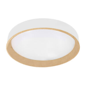 Plafon Morgan 60w 3000-4200-6500k Blanco/haya   7,5x50x50cm 5400lm C/remoto - Blanco/Haya