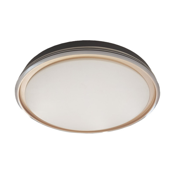 Plafon Picola 60w 3000-4200-6500k Negro/oro 7x50x50cm 5400lm C/remoto - Negro / Oro