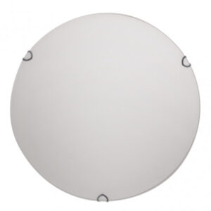Plafon Redondo Avis 3xe27 Blanco 40x40x7 Cm - Blanco