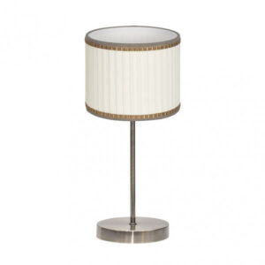 Sobremesa Soprano 1xe14 Cuero/beis 44x17x17 Cm - Cuero / Beige