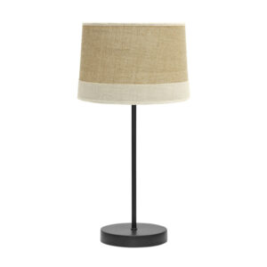 Sobremesa Tietar 1xe14 Saco/beis  44x22x22 Cm - Saco/Beis