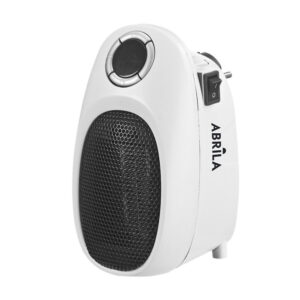 Mini Termoventilador Ceramico Malasia 500w Blanco Temperatura Reg,temporizador  Seguridad Display 16x12x9cm - Blanco