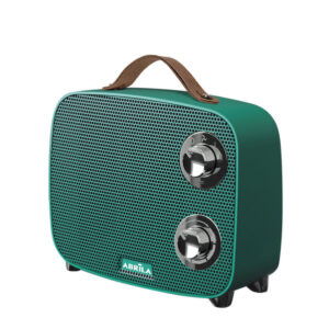 Termoventilador Ceramico Ptc Corcega 1500w Verde/cromo 2potencias 3funciones Corte Termico seg.antivuelco 21x23x13,6 Cm - Verde/Cromo