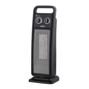 Termoventilador Ceramico Vert.brasil 2000w Negro  2pot.oscilant.antivuel.termost. Prot.cal 50,7x19x18,3 Cm - Negro