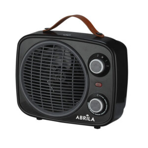 Termoventilador Hoguera 2000w Negro/gris 2potencias 3funciones Termostato Reg.seguro,asa 25,5x25,5x13cm - Negro/Gris